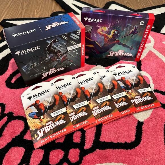 Spider-Man MTG Bundle – Booster, Collector, and Play Bundle – Sealed - Picture 1 of 8